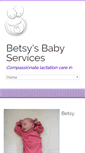 Mobile Screenshot of betsysbabyservices.com